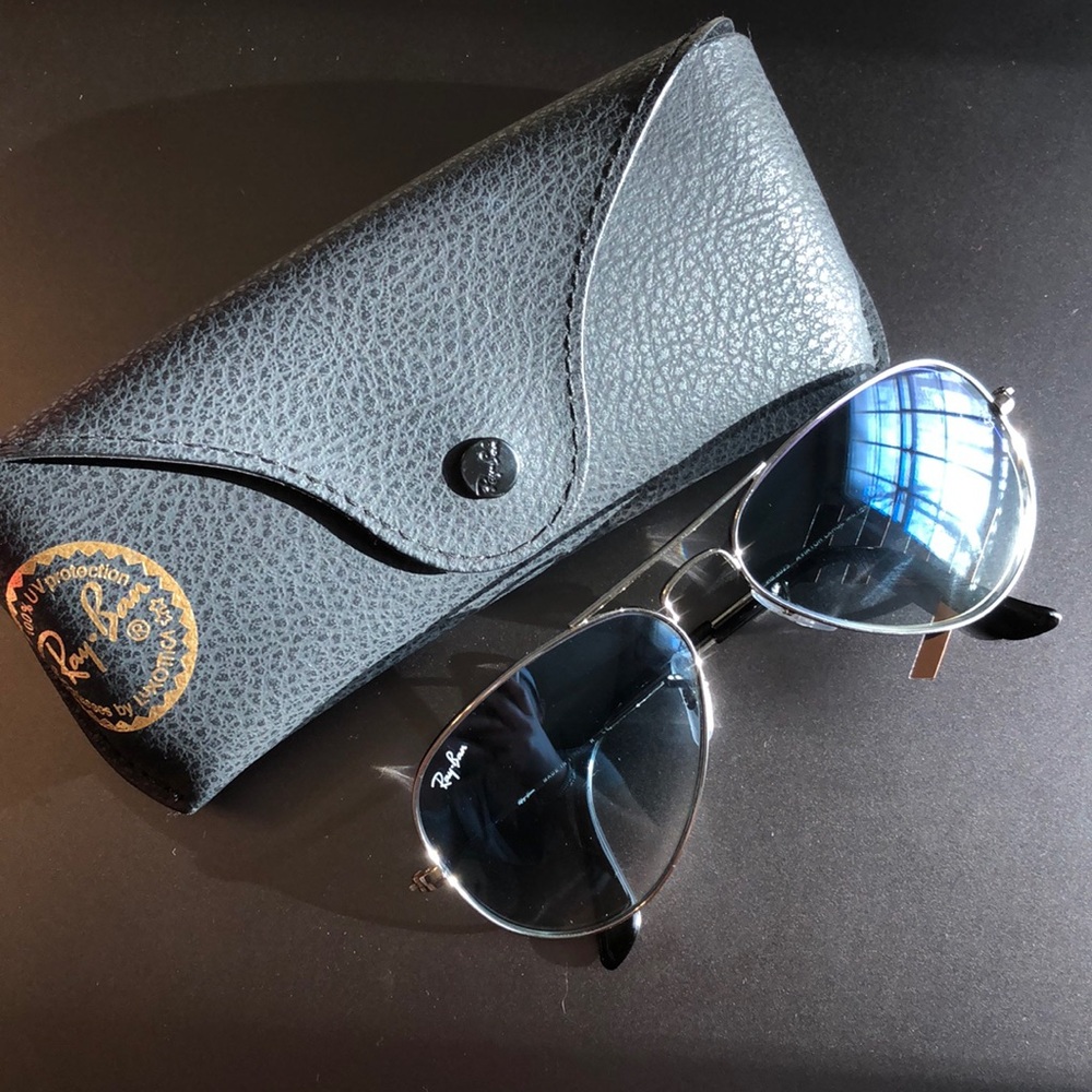 Authentic Blue gradient Ray Bans